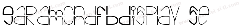 GaramondFBDisplay Se字体转换